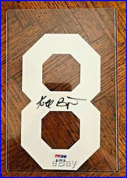 KOBE BRYANT Full Name SIGNED AUTOGRAPHED Lakers Jersey #8 PSA/DNA AUTHENTICATED