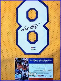 KOBE BRYANT VINTAGE FULL NAME Autographed AUTHENTIC #8 NIKE JERSEY PSA/DNA RARE