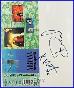 KURT COBAIN Autograph GROHL KRIST Nirvana Signed Nevermind Cassette PSA/DNA Auto