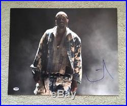 Kanye West signed auto autograph 16x20 photo PSA/DNA COA RARE YEEZY