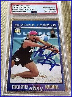 Karch Kiraly autographed signed 2000 Sports Illustrated for Kids SI card PSA/DNA