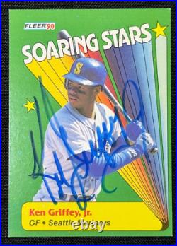 Ken Griffey Jr. 1990 Fleer Soaring Stars Autograph PSA/DNA Authenticated