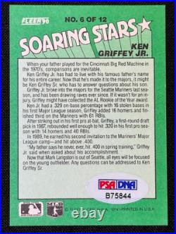 Ken Griffey Jr. 1990 Fleer Soaring Stars Autograph PSA/DNA Authenticated