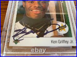 Ken Griffey Jr. RC 1989 Upper Deck #1 PSA 10 signed auto autograph HOF