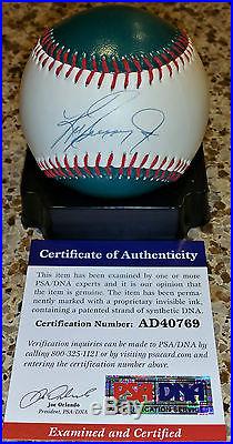 Ken Griffey Jr signed auto Nintendo PSA/DNA HOF ball autographed baseball