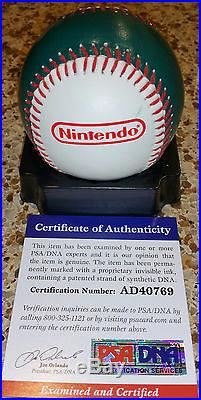 Ken Griffey Jr signed auto Nintendo PSA/DNA HOF ball autographed baseball
