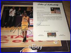 Kobe Bryant 11x14 Signed Los Angeles Lakers Autographed Final Game PSA Dna LOA