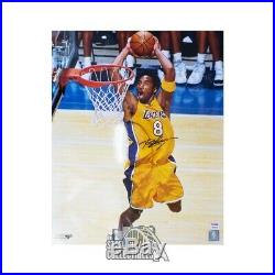 Kobe Bryant Autographed Los Angeles Lakers 16x20 Photo PSA/DNA COA