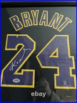 Kobe Bryant Autographed Signed Jersey PSA/DNA