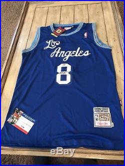 Kobe Bryant Autographed/Signed Jersey PSA/DNA COA Los Angeles Lakers LA 8