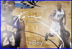 Kobe Bryant NBA SIGNED 16x20 Photo Autograph in Silver Paint Pen PSA / DNA Auth