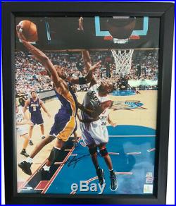 Kobe Bryant Signed 16x20 Photo Autographed PSA/DNA COA Los Angeles Lakers Framed