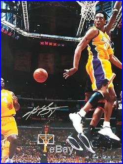 Kobe Bryant Signed Autographed 16x20 Photo Lakers PSA/DNA RARE early full sig