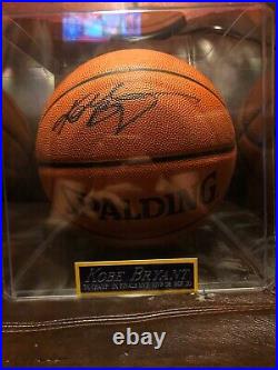 Kobe Bryant Signed Basketball PSA/DNA WITNESSED AUTOGRAPH RARE LAKERS