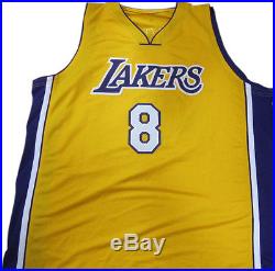 Kobe Bryant Signed Lakers #8 Rookie Era Jersey Full autograph PSA DNA coa