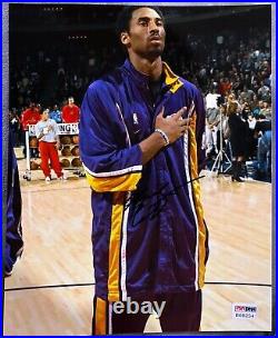 Kobe Bryant Signed Photo PSA/DNA/COA Autographed 8xI0 Photo EXTREMELY RARE READ