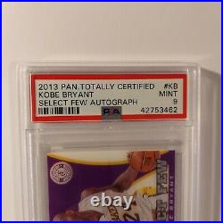 Kobe Bryant auto 2013-14 Panini Totally Certified Select Few PSA 9 autograph #99