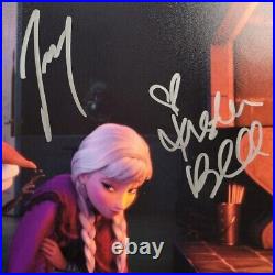 Kristen Bell & Josh Gad signed Frozen 8x10 photo autograph PSA/DNA COA
