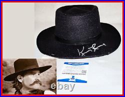 Kurt Russell Autographed Signed Wyatt Earp Tombstone Cowboy Hat Beckett PSA
