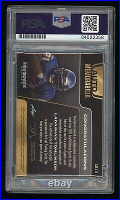 LaDainian Tomlinson PSA/DNA #6/7 2021 Leaf Ultimate Sports Auto Game Worn Patch