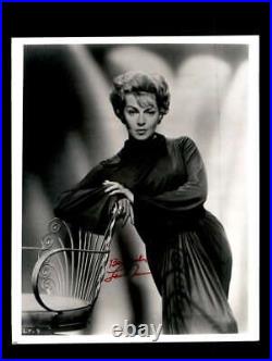 Lana Turner PSA DNA Coa Signed 8x10 Photo Autograph