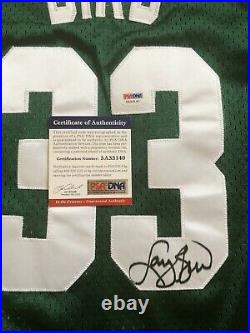 Larry Bird Celtics Autographed Jersey PSA/DNA