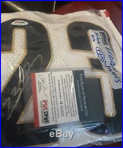 Lebron James Autographed Jersey with Certification of Authenticity by PSA/DNA