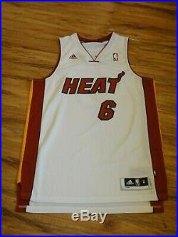 Lebron James Psa/dna Certified Signed Miami Heat Autographed Adidas Jersey