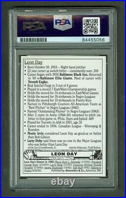 Leon Day 1992 Hieronimus Tribute Card PSA/DNA Encased Autograph