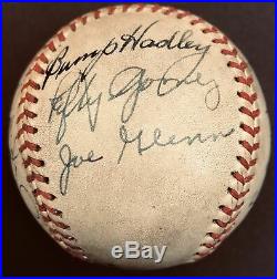 Lou Gehrig signed baseball PSA/DNA autographed 1937 Yankees Team ball