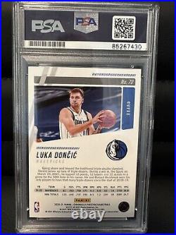 Luca Doncic 2020 2021 Panini NBA Card Signed PSA DNA COA Mavericks Autograph