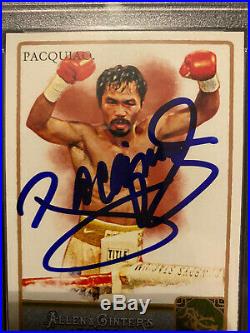 MANNY PACQUIAO Autographed Signed 2011 Allen & Ginter Trading Card PSA/DNA