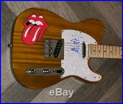 MICK JAGGER THE ROLLING STONES SIGNED AUTOGRAPHED CUSTOM GUITAR WithPROOF PSA/DNA