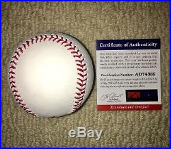 MOOKIE BETTS Signed Baseball Autographed OMLB PSA/DNA COA Boston Red Sox