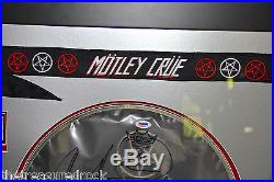 MOTLEY CRUE stage used SIGNED DRUM HEAD guitar pick autographed SHOUT 84 PSA DNA