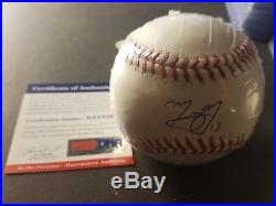 Manny Machado Autographed Baseball Psa/dna White And Clean Ball