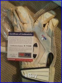 Manny Machado Game Used Autographed Auto Batting Glove PSA/DNA Certified