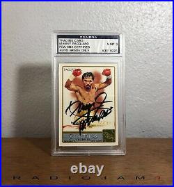 Manny Pacquiao AUTO PSA/DNA TOPPS ALLEN & GINTERS TOPPS