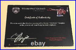 Manny Pacquiao Autographed 2011 Allen & Ginter. Cigar In Mouth PSA/DNA CERTIFIED