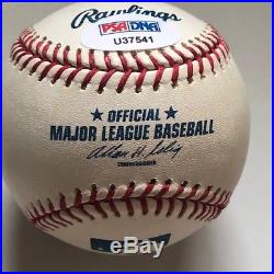 Mariano Rivera Exit Sandman Signed Baseball Autograph PSA/DNA COA NY Yankees