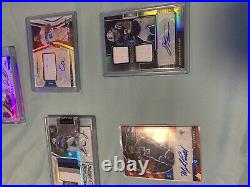 Massive Auto Rookie PSA Lot! Football And Basketball Graded And Signed