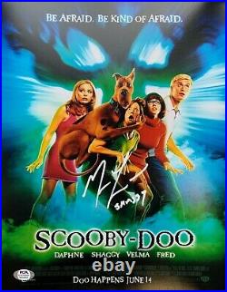 Matthew Lillard autographed inscribed 11x14 photo Scooby-Doo PSA COA Shaggy
