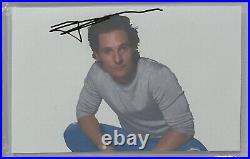 Matthew McConaughey SIGNED Picture Photograph Print PSA DNA Certified Autograph