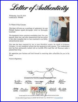 Michael Jackson Authentic Signed 11x14 Photo Autographed PSA/DNA #W00481