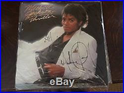 Michael Jackson Signed All my love Thriller Album PSA DNA
