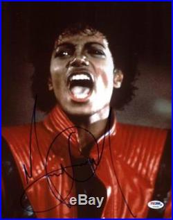 Michael Jackson Signed Authentic 11X14 Photo Autographed PSA/DNA #V09656