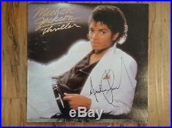 Michael Jackson Thriller Signed Album Psa/dna Certified Authentic Autograph Rare