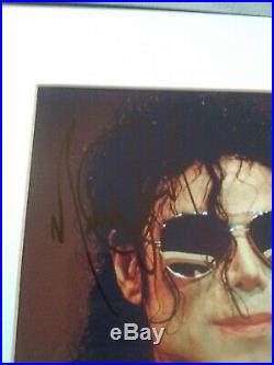 Michael Jackson autographed photo with PSA/DNA