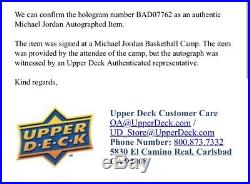 Michael Jordan 1992 Upper Deck #23 Auto Autograph Signed PSA/DNA Authentic UDA