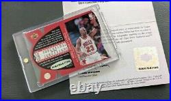 Michael Jordan 1997 SPX Camp Auto Autograph Upper Deck COA RARE HOF Bulls